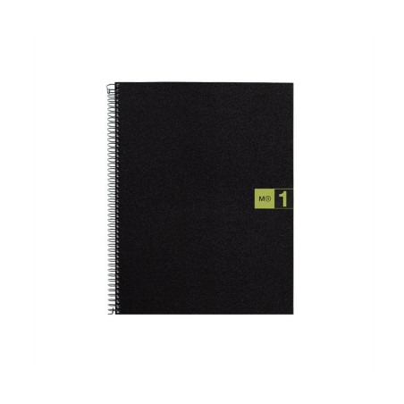 CUADERNO MIQUELRIUS NOTEBOOK 1 DIN A4 CUADRICULA VERDE POLIPROPILENO 80 HOJAS (MR2474) - CUAD.NOTE-BOOK A4 VE M.RIUS