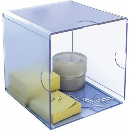 ARCHICUBO ARCHIVO 2000 POLIESTIRENO 1 COMPARTIMENTO PLASTICO TRANSPARENTE 150X150X150 MM (6701 CS TP)