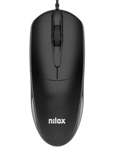 RATON CON CABLE NYLOX OPTICO SOBREMESA 1200 DPI USB (MOUSB1011) - RATON SOBREMESA C/CABLE