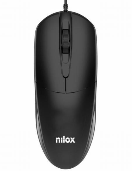 RATON CON CABLE NYLOX OPTICO SOBREMESA 1200 DPI USB (MOUSB1011) - RATON SOBREMESA C/CABLE