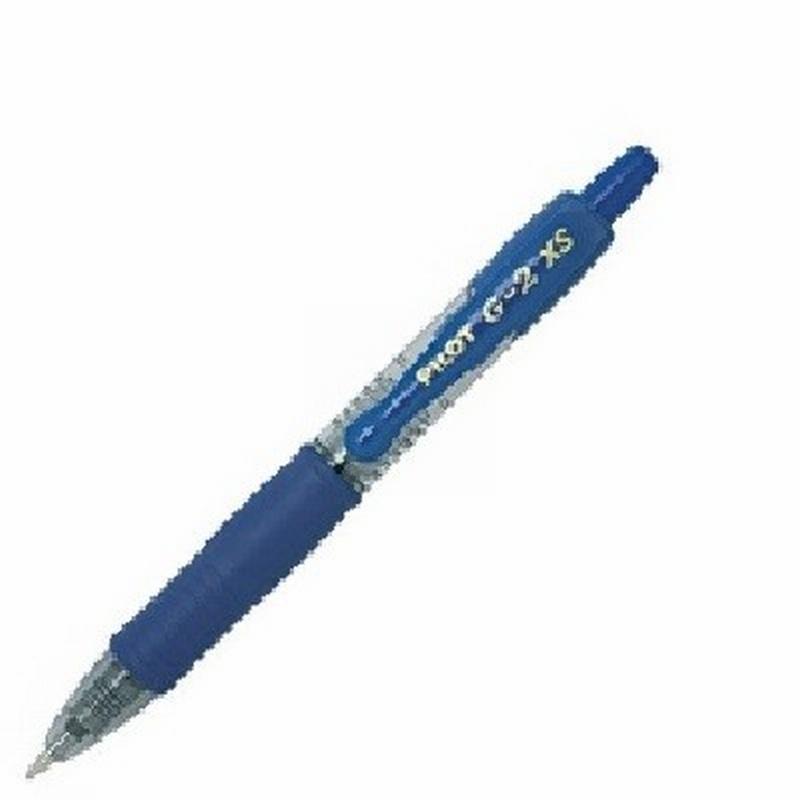 ROTULADOR PILOT G-2 PIXIE TINTA GEL RETRACTIL SUJECION DE CAUCHO AZUL (BL-G2-7-XS-L) - PILOT G-2 PIXIE AZ.