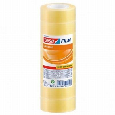 CINTA ADHESIVA TESA FILM STANDARD 33 M X 19 MM TORRE DE 8...