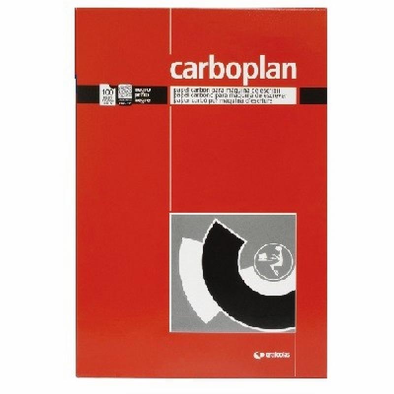 PAPEL CARBON Y DE CALCAR GRAFOPLAS 210X330 MM NEGRO CARBOPLAN 10 UNIDADES (72090010) - PAP.CARB.CARBOPLAN.CJ10 NG.