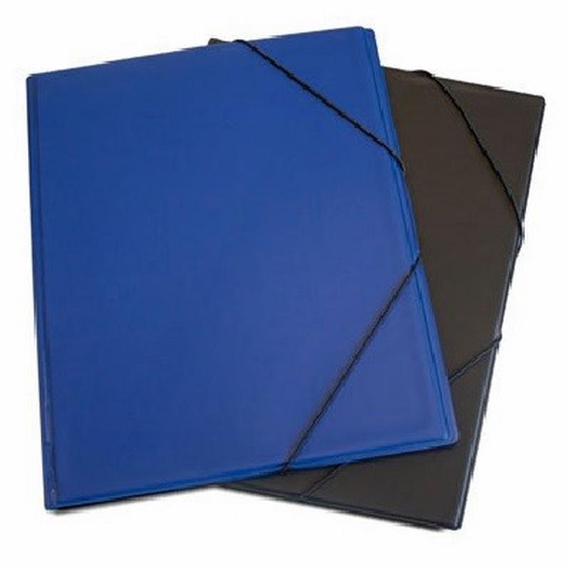 CARPETAS GRAFOPLAS GOMAS CON 3 SOLAPAS PVC FOLIO AZUL (01220030) - CARP.PLAST.GOMA SOL.F.AZ