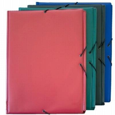 CARPETAS GRAFOPLAS GOMAS CON 3 SOLAPAS PVC FOLIO AZUL... 2