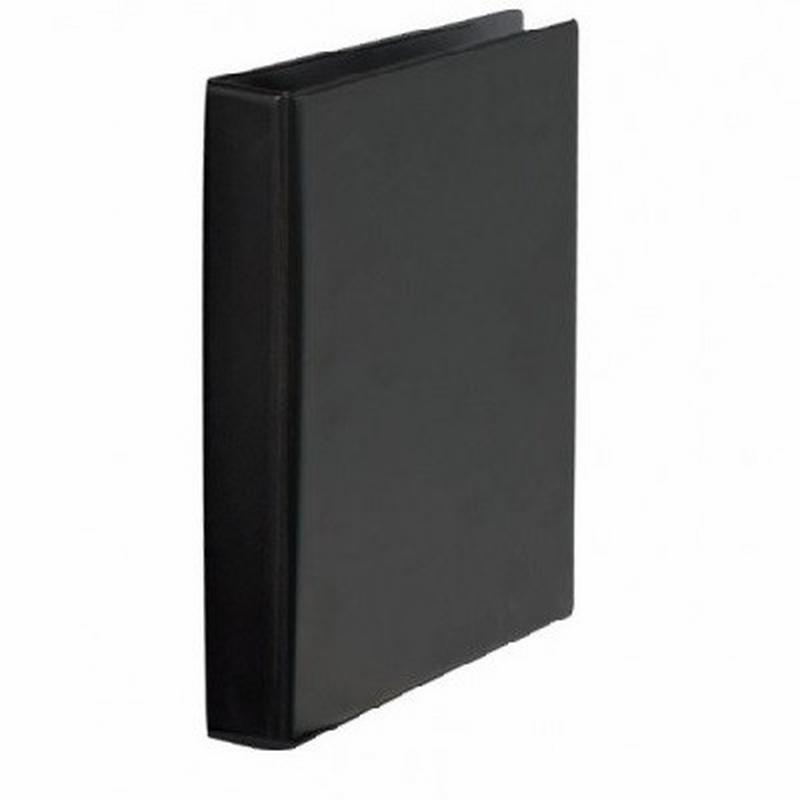 CARPETA GRAFOPLAS PLASTICO PVC FOLIO 2 ANILLAS 25 MM NEGRO (02490010) - CARP.2ANI.25MM.RD.F.NG PVC ESS/GP