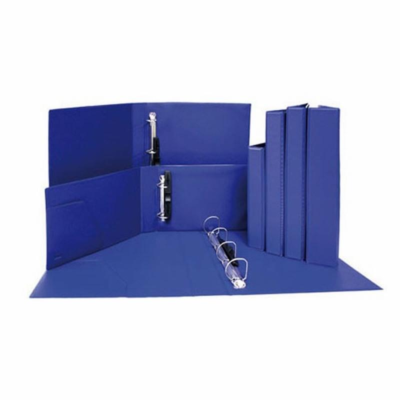 CARPETA GRAFOPLAS PLASTICO PVC FOLIO 2 ANILLAS 40 MM AZUL (02500030) - CARP.2ANI.40MM.RD.F.AZ ESS/GP