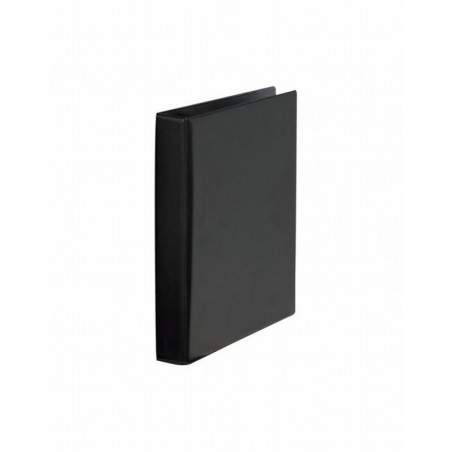 CARPETA GRAFOPLAS PLASTICO PVC FOLIO 2 ANILLAS 40 MM NEGRO (02500010) - CARP.2ANI.40MM.RD.F.NG ESS/GP