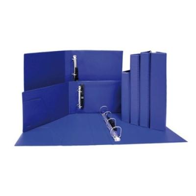 CARPETA GRAFOPLAS PLASTICO PVC FOLIO 4 ANILLAS 25 MM AZUL...