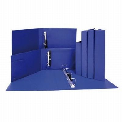CARPETA GRAFOPLAS PLASTICO PVC FOLIO 4 ANILLAS 40 MM AZUL...