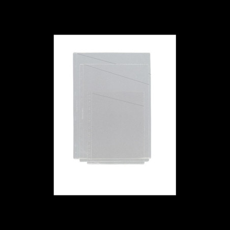 FUNDA PLANOS GRAFOPLAS CORTE DIAGONAL A4 SIN TALADROS PVC 100 MICRAS (05750000) DE GRAFOPLAS - FUNDA A4 PLANOS SIN TALADROS
