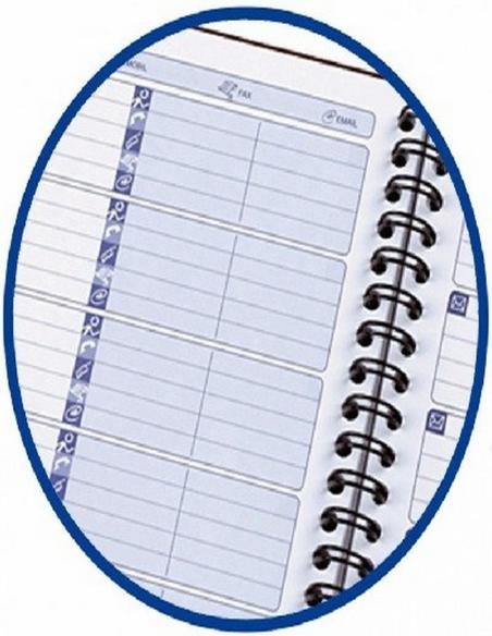 LISTIN TELEFONICO OXFORD A5 148X210X10 MM (100101261) - LISTIN TELEF.A5 ESPIRAL OXFORD