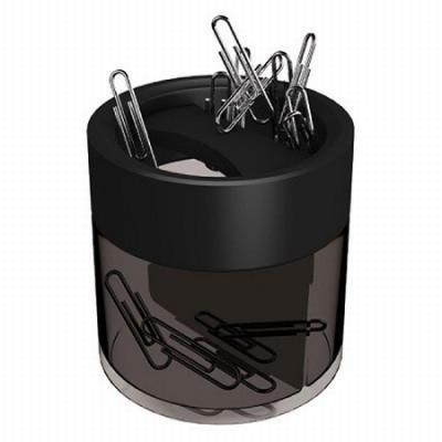 PORTACLIP KORES MAGNETICO DOBLE COMPARTIMENTO NEGRO...