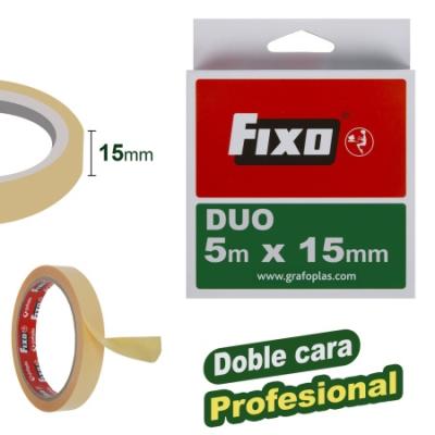 CINTA FIXO DOBLE CARA 15 MM X 5 METROS (75600300) -...