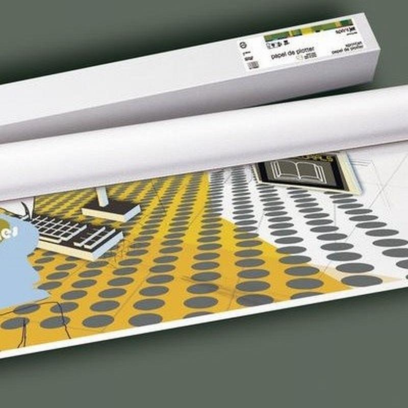 PAPEL FABRISA PARA PLOTTER PLUS 610X50X50 METROS 90 GRAMOS/M2 (16097) - PAP.PLOTTER 610mm*50M*50mm A1 90GRS.