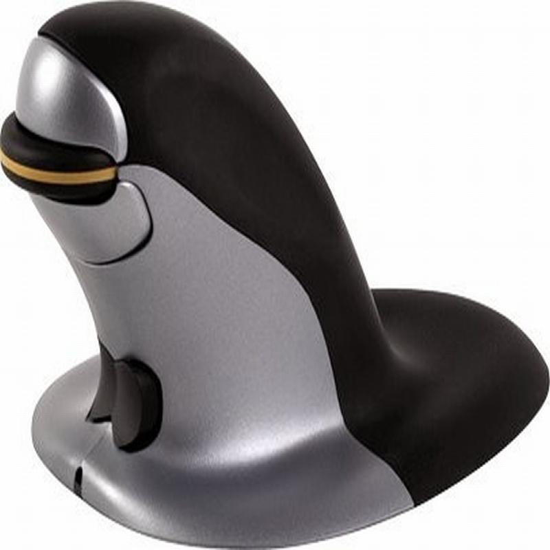 RATON INALAMBRICO VERTICAL FELLOWES ERGONOMICO PENGUIN TAMAÑO M (9894701) - RATON INALAMBRICO PENGUIN M FELLOWES