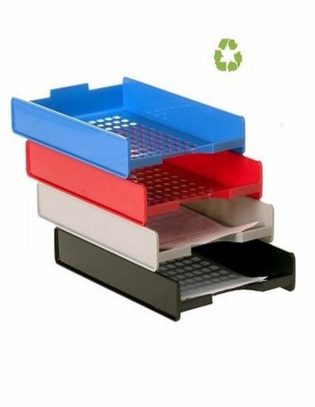 BANDEJA SOBREMESA ARCHIVO 2000 PLASTICO REJILLA 340X255X55 MM AZUL (720 AZ) - BANDEJA REJILLA 720 AZ ARCHIVO