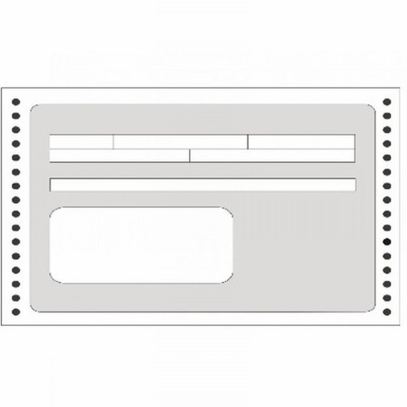 RECIBO APLI EN CONTINUO PARA IMPRESORA MATRICIAL 240MMx4" 1 HOJA (00132) - PAP.C.REC.N.240*4 1H. CJ1500