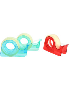 PORTARROLLOS FIXO MINI CINTA ADHESIVA 10 MTS. X 12 MM. (75011100) - C.ADH.C/PORTARR.MINI 2