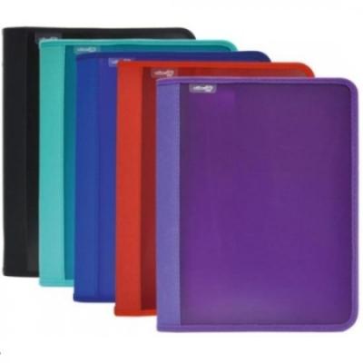 CARPETA OFFICE BOX 4 ANILLAS 25 MM ZIPPER DIN A4+...