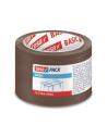 PRECINTO TESA BASIC ACRILICO PP MARRON 66 MT X 50 MM PARA EMBALAR (58571-00000-00) - PRECINTO TESA 66x48 MR.