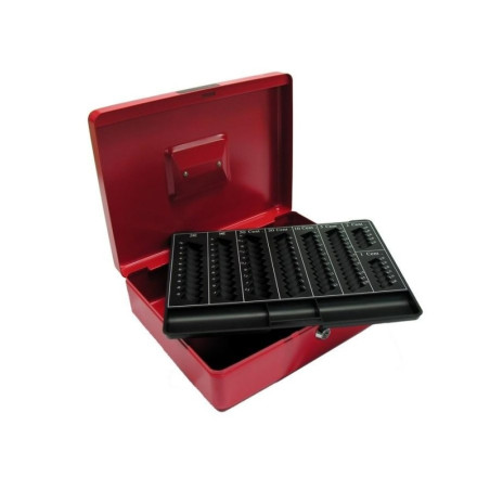 CAJA CAUDALES ARTES 200X160X90 MM CON BANDEJA PORTAMONEDAS (SR-8822) - CAJ.FUERTE C/BAND.16*20 27506/SR8822