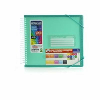 CARPETA OFFICE BOX COLORLINE DIN A5 ESPIRAL 20 FUNDAS... 2