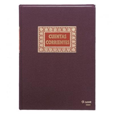 LIBRO DOHE CUENTAS CORRIENTES -DEBE, HABER Y SALDO- FOLIO...