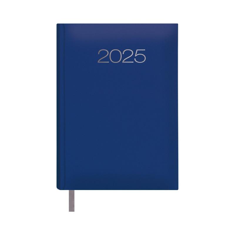 AGENDA ANUAL DOHE ENCUADERNADA LISBOA A5 (140X200 MM). 2025 DIA PAGINA PAPEL 70 GRS./M2 COLOR AZUL (11797)