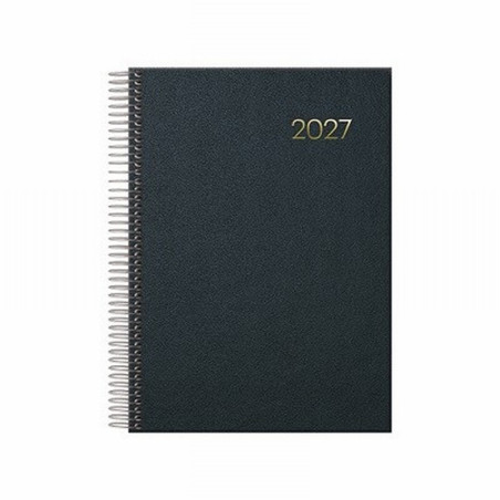AGENDA ANUAL DOHE 2027 ESPIRAL SEGOVIA DIA PAGINA A5 140X200 MM TAPA MATERIAL VINILICO COLOR SURTIDO (12733) (11128) (12734)