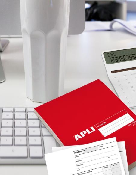 TALONARIO APLI NOTA ENTREGA DUPLICADO NATURAL 50 JUEGOS 15X21 CM.(12693) - TALON NOTA ENTREGA 1/4NAT.2H12693/50091D