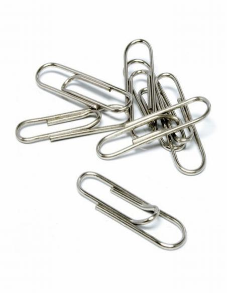 CLIPS KORES NIQUELADOS Nº 3 42 MM CAJA DE 100 UNIDADES (00470380) - CLIP LAB.NQ.N.3 42MM.CJ100