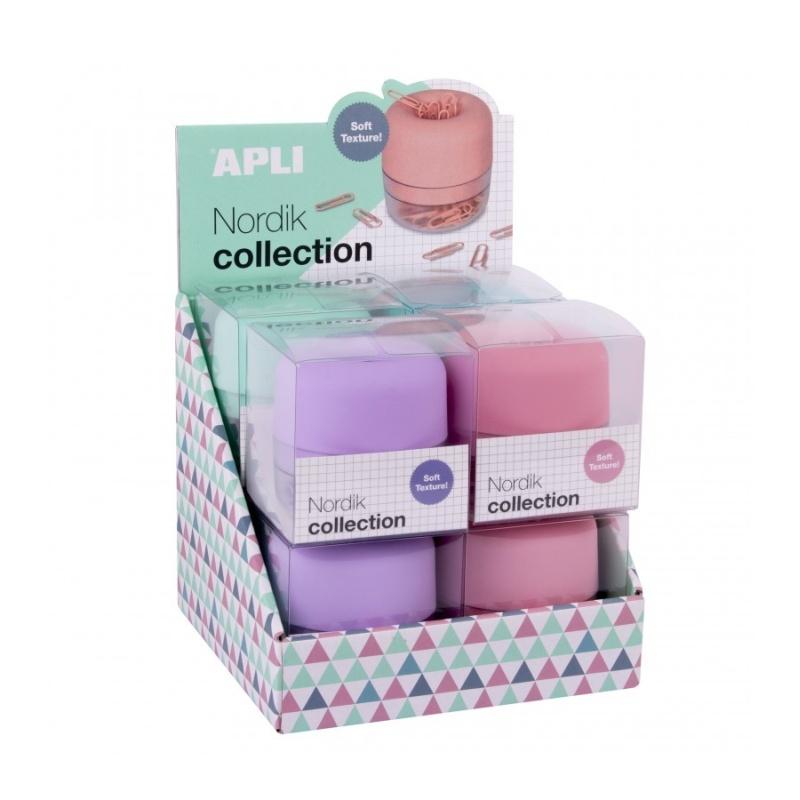 PORTACLIPS APLI NORDIK COLLECTION COLORES...