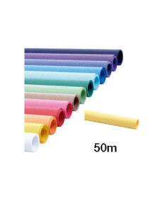 PAPEL CONTINUO FABRISA AMARILLO ROLLO 1X50 METROS (15766) - PAP.EMBALAJE 100CM*50M. AM