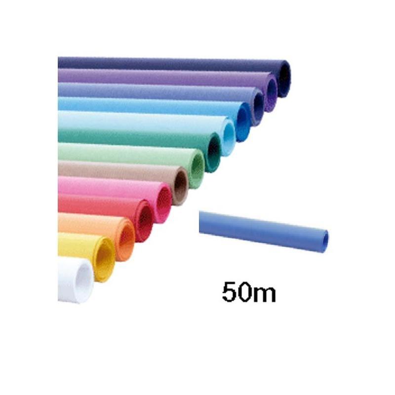 PAPEL CONTINUO FABRISA AZUL ROLLO 1X50 METROS (15762) - PAP.EMBALAR 100CM*50M. AZ