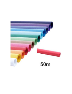 PAPEL CONTINUO FABRISA ROJO ROLLO 1X50 METROS (15765) - PAP.EMBALAJE 100CM*50M. RJ