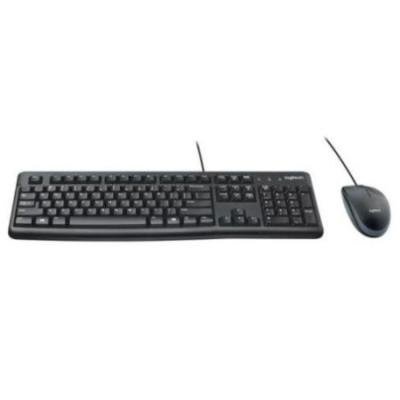 SET LOGITECH TECLADO ESTANDAR + RATON DESKTOP MK120 CABLE...