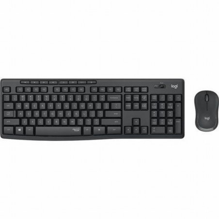 SET TECLADO INALAMBRICO + RATON INALAMBRICO LOGITECH MK270 QWERTY ESPAÑOL GRAFITO (920-007919) - TECLADO + RATON INALAMB.MK270