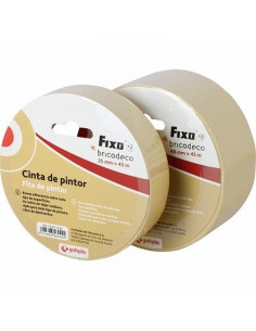 CINTA ADHESIVA ENMASCARAR FIXO PARA PINTOR 48 MM. X 45 MTS. (75601500) - CINTA CARROCERO 48MM*45M