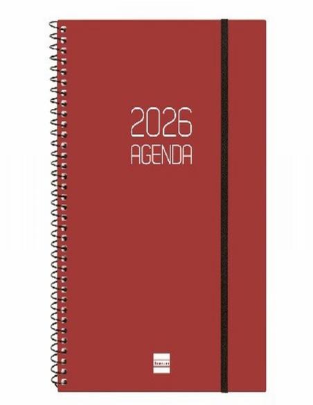 AGENDA ANUAL FINOCAM 2026 ESPIRAL OPAQUE E10 SEMANA VISTA HORIZONTAL 155x212 MM (742761026) (742762026) (742764026) (742766026)