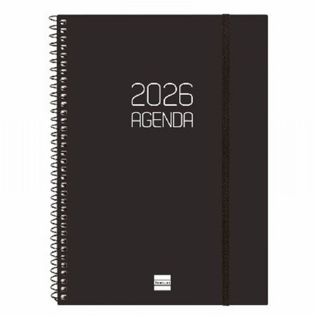 AGENDA ANUAL FINOCAM 2027 ESPIRAL OPAQUE E10 SEMANA VISTA VERTICAL 155x212 MM (742771027) (742776027)