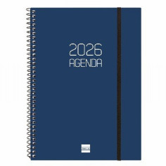 AGENDA ANUAL FINOCAM 2027 ESPIRAL OPAQUE E40 SEMANA VISTA VERTICAL DIN A4 210x297 MM (742851027) (742856027) 2
