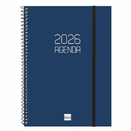 AGENDA ANUAL FINOCAM 2027 ESPIRAL OPAQUE E40 SEMANA VISTA VERTICAL DIN A4 210x297 MM (742851027) (742856027)
