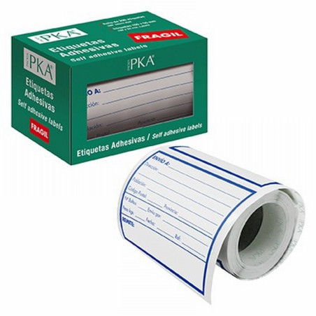 ETIQUETAS DOHE ADHESIVAS ENVIO 200 UNIDADES (16413) - ETIQ.ADH.ENVIOS 80*104 C200 DOHE