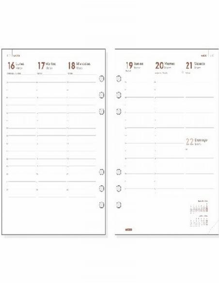 RECAMBIO ANUAL 2026 FINOCAM OPEN 1000 SEMANA VISTA VERTICAL R1099 (711520026) - RECAMB.AG.AÑO S/VV 155*215 R1099