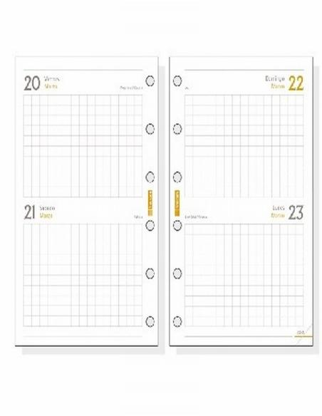 RECAMBIO ANUAL 2026 FINOCAM MINI 2 DIAS/PAGINA C297 (201280026) - RECAMB.AG.AÑO 2D/PG.6ANI.73*114 C297