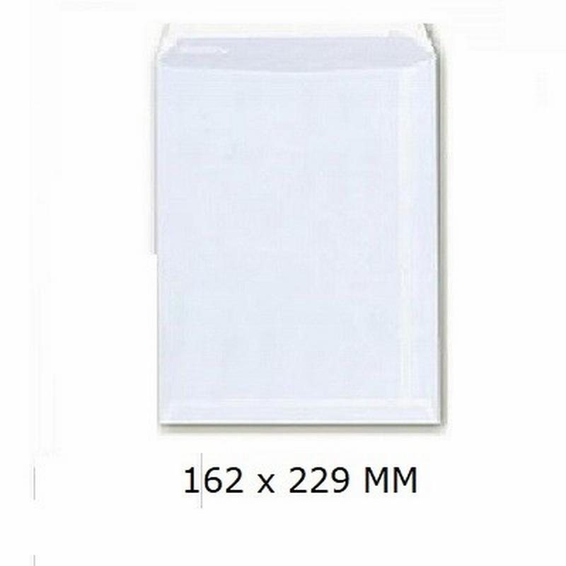 BOLSA SAM 162x229 BLANCA TIRA SILICONA (A5) DE SAM - BOL.ADH.BL.162*229 A5