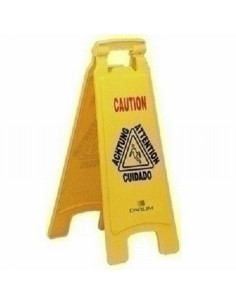 CARTEL PLASTICO DARLIM SEÑALIZACION SUELO RESBALADIZO - SEÑAL SUELO MOJADO