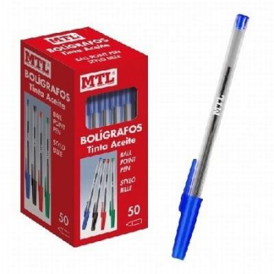 BOLIGRAFO DOHE CON CAPUCHON TINTA ACEITE AZUL (79587) -...