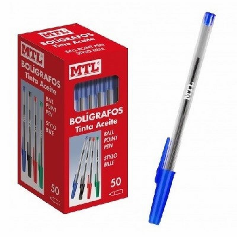 BOLIGRAFO DOHE CON CAPUCHON TINTA ACEITE AZUL (79587) - BOLI.ECONOMICO AZ